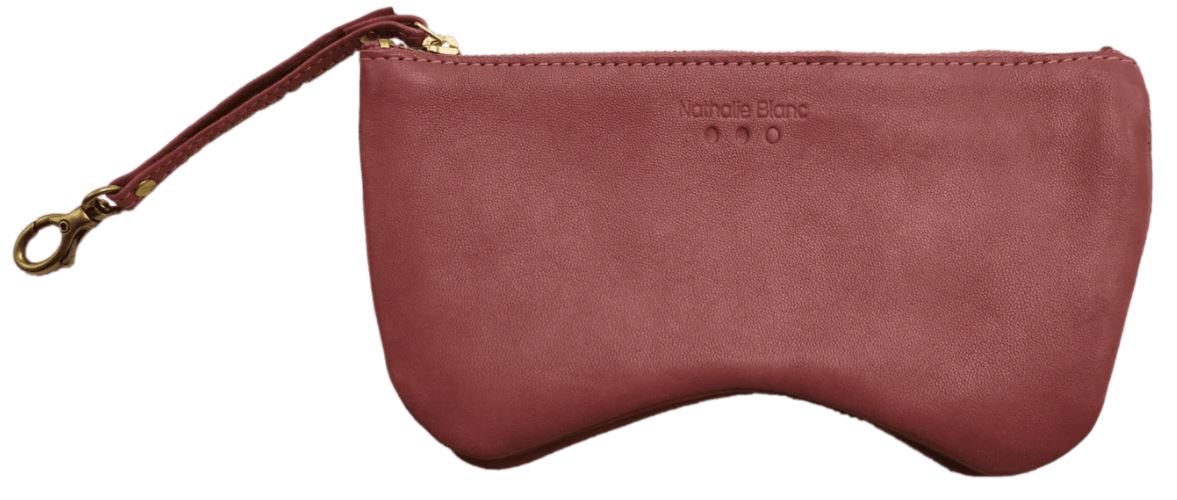 Double Leather Zipped Pouch
