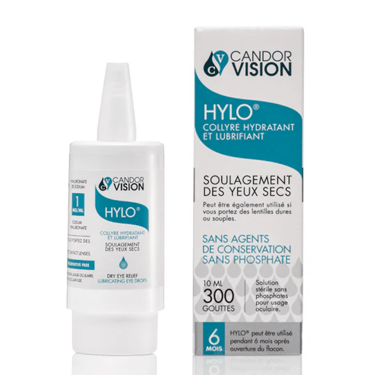HYLO Lubricating Eye Drops Optical Image HYLO Lubricating Eye Drops Optical Image