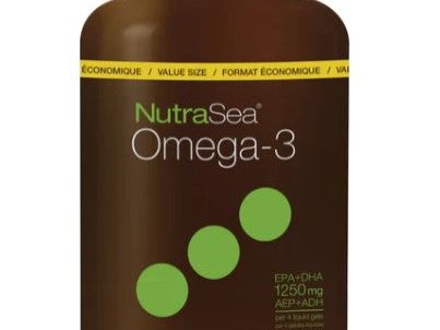 NutraSea® Omega-3 Liquid Gels (240 count), Lemon