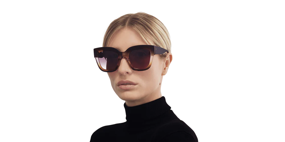 Grande Zaza Sunglasses in Purple/Orange