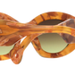 Martine Sunglasses in Textured Caramel