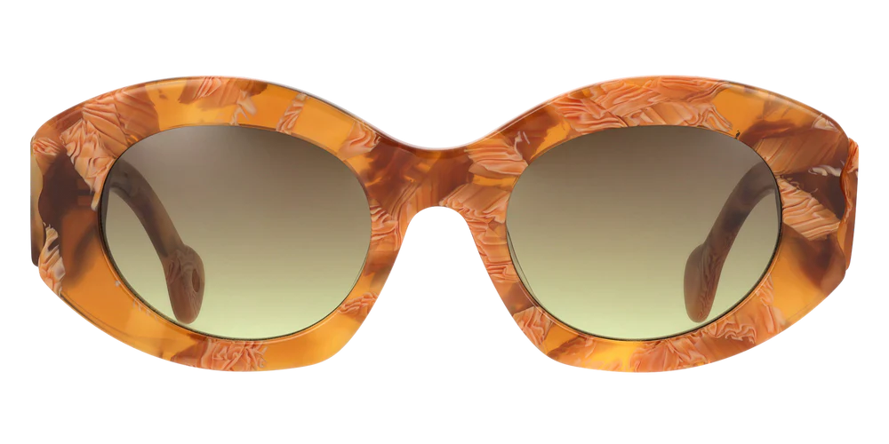 Martine Sunglasses in Textured Caramel