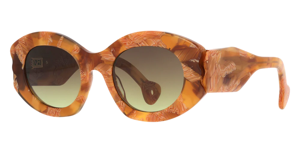 Martine Sunglasses in Textured Caramel