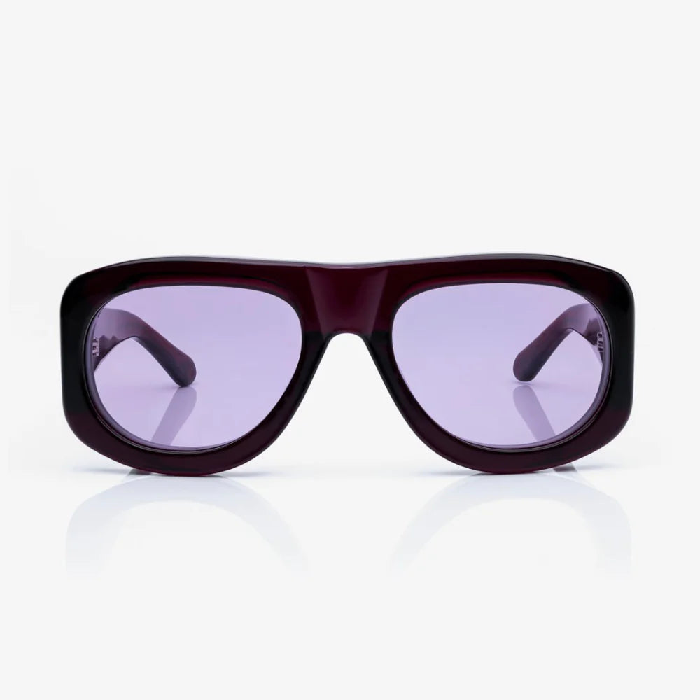 Tan Racer Sun | Burgundy