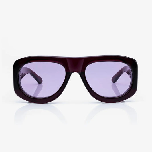 Tan Racer Sun | Burgundy