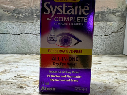 Systane COMPLETE Lubricant Eye Drops Preservative Free