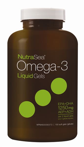 NutraSea® Omega-3 Liquid Gels(150 count)