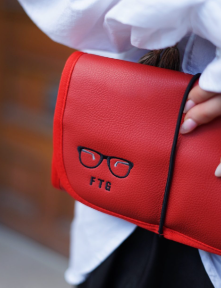 Eyewear Pouch - Dare Me Red
